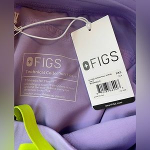 Figs Kade Cargo Scrub Pants- Lavender Dew- XXS Tall